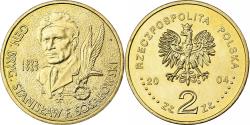 World Coins - Poland, 2 Zlote, 2004, Warsaw, Brass, , KM:499