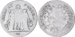 World Coins - Coin, France, Union et Force, 5 Francs, AN 8/5, Bayonne, , Silver
