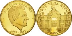 World Coins - France, Medal, Les Présidents de la République, Nicolas Sarkozy,
