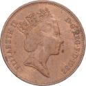 World Coins - Coin, Great Britain, 2 Pence, 1988
