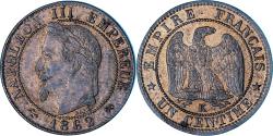 World Coins - Coin, France, Napoleon III, Napoléon III, Centime, 1862, Bordeaux,