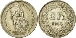 World Coins - Coin, Switzerland, 2 Francs, 1944, Bern, , Silver, KM:21