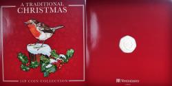 World Coins - Coin, Guernsey, Set 5 Monnaies., 2022, Christmas Traditions.FDC,