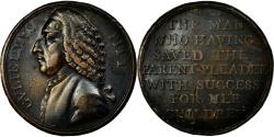 World Coins - United Kingdom, Medal, William Pitt the Elder, n.d., Copper,