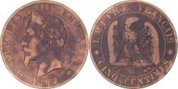 World Coins - Coin, France, Napoleon III, 5 Centimes, 1864, Strasbourg, , Bronze