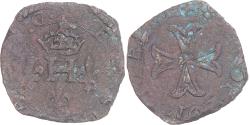 World Coins - Coin, France, Henri III, Liard à la Croix du Saint-Esprit, , Billon