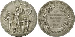 World Coins - France, Medal, Tir, Gymnastique, 40ème Fête Fédérale, Rennes, 1914