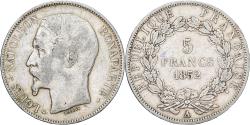 World Coins - France, Louis-Napoléon Bonaparte, 5 Francs, 1852, Paris, Silver,
