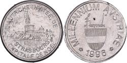 World Coins - France, Medal, L'Autriche invitée de Strasbourg, 1996, Tin-Zinc,