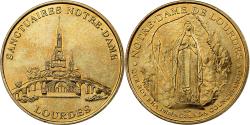 World Coins - France, Token, Lourdes - Sanctuaires Notre Dame, 2010, MDP,