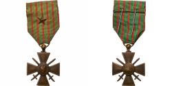 World Coins - France, Croix de Guerre, Une Etoile, Medal, 1914-1917, Une Citation, Excellent