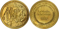 World Coins - France, Medal, Bal du Moulin de la Galette, Auguste Renoir, Vermeil,