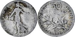World Coins - Coin, France, Semeuse, 50 Centimes, 1900, Paris, , Silver, KM:854