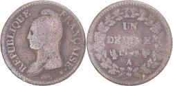 World Coins - Coin, France, Dupré, Decime, Paris, , Copper, Gadoury:187