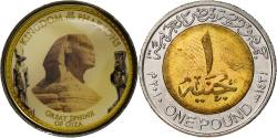 World Coins - Egypt, Token, Trésors des Pharaons, Great Sphinx of Giza, 2010/AH1431