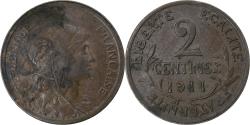 World Coins - France, 2 Centimes, Dupuis, 1911, Paris, Bronze, , Gadoury:107, KM:841