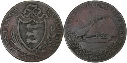 World Coins - United Kingdom, Halfpenny Token, Hastings, 1794, Copper,