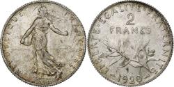 World Coins - France, 2 Francs, Semeuse, 1920, Paris, Silver, , Gadoury:532, KM:845.1