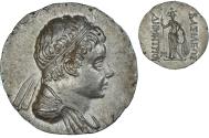 Ancient Coins - Baktrian Kingdom, Demetrios II, Tetradrachm, ca. 150-145 BC, Silver, NGC, Ch AU