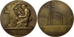 World Coins - France, Medal, Électricité de France et gaz de France, Bronze, Dropsy,