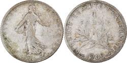 World Coins - Coin, France, Semeuse, Franc, 1903, Paris, , Silver, KM:844.1