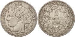 World Coins - Coin, France, Cérès, 5 Francs, 1850, Strasbourg, , Silver, KM:761.2