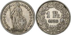 World Coins - Switzerland, Franc, 1928, Bern, Silver, , KM:24