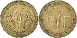 World Coins - Coin, West African States, 5 Francs, 1968