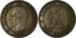 World Coins - Coin, France, Napoleon III, 2 Centimes, 1855, Strasbourg, , KM 776.3