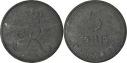 World Coins - Coin, Denmark, Frederik IX, 5 Öre, 1955, Copenhagen, , Zinc, KM:843.1