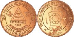 World Coins - Canada, Token, Masonic, Picton, Prince Edward, Chapter Penny, , Copper