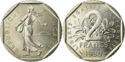 World Coins - Coin, France, Semeuse, 2 Francs, 1980, , Nickel, KM:942.1, Gadoury:547