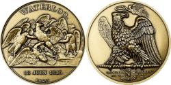 World Coins - France, Medal, Napoléon Ier, Bataille de Waterloo (1815), Gilt Bronze, Denon