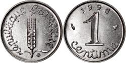 World Coins - Coin, France, Épi, Centime, 1998, Paris, , Stainless Steel, KM:928