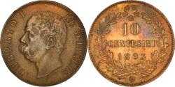 World Coins - Coin, Italy, Umberto I, 10 Centesimi, 1893, Birmingham, , Copper