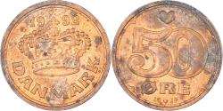 World Coins - Coin, Denmark, 50 Öre, 1992