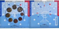 World Coins - France, 1 Cent to 2 Euro, 2005, Monnaie de Paris, BU,