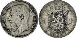 World Coins - Coin, Belgium, Leopold II, Franc, 1867, Brussels, , Silver, KM:28.1