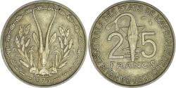 World Coins - Coin, West African States, 25 Francs, 1976