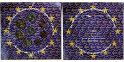 World Coins - France, Coffret 1c. à 2€, 2002, Monnaie de Paris, BU,