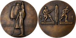 World Coins - France, Medal, Infanterie, Reine des Batailles, Bronze, Delannoy,