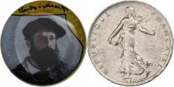 World Coins - France, Token, Claude Monet, Autoportrait, Nickel,