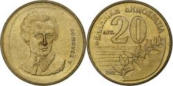 World Coins - Greece, 20 Drachmes, 1990, Aluminum-Bronze, , KM:154