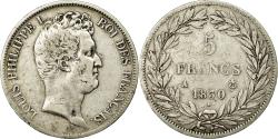 World Coins - Coin, France, Louis-Philippe, 5 Francs, 1830, Paris, , Silver