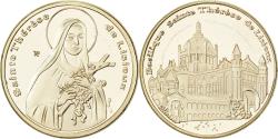 World Coins - France, Medal, Sainte Thérèse de Lisieux, Basilique de Lisieux, Copper-nickel