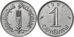 World Coins - France, 1 Centime, Épi, 1967, Paris, Stainless Steel,