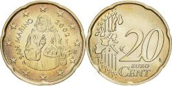 World Coins - San Marino, 20 Centimes, 2002, Rome, Nordic gold, , KM:444