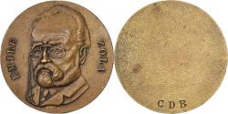 World Coins - France, Medal, Cercle du Bibliophile, Emile Zola, Bronze,