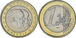World Coins - Monaco, Rainier III, Euro, 2001, Paris, , Bi-Metallic, Gadoury:MC178