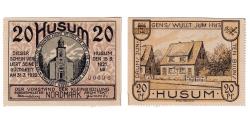 World Coins - Banknote, Germany, Husum, 20 Pfennig, Eglise 1922-03-31, UNC(63) Mehl:640.1a